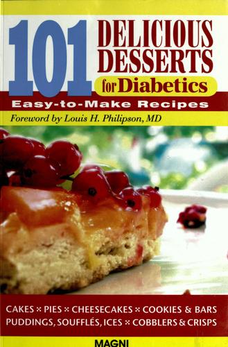 101 delicious desserts for diabetics