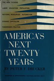 America's next twenty years