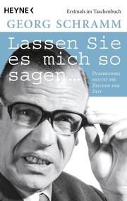 Lassen Sie es mich so sagen...