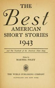 The Best American short stories 1943