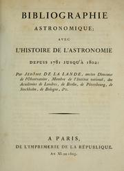 Bibliographie astronomique