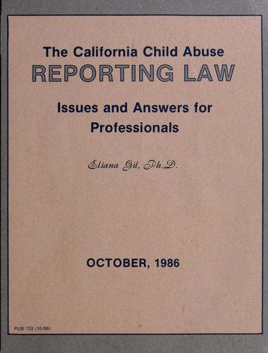 The California child abuse reporting law