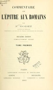 Commentaire sur l'épitre aux Romains