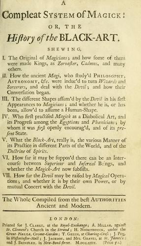 A compleat system of magick