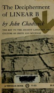 The decipherment of linear B