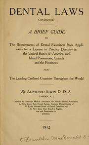 Dental laws, condensed