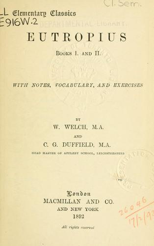 Books I. and II