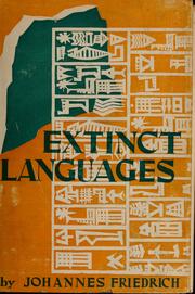 Extinct languages