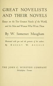 Great novelists and their novels