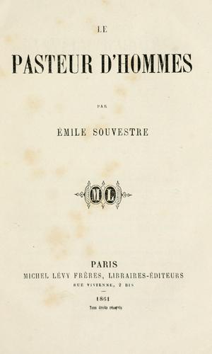 Le pasteur d'hommes