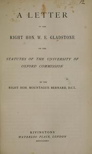 A letter to the Right Hon. W.E. Gladstone