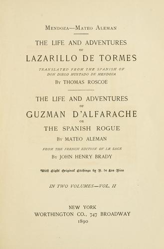 The life and adventures of Lazarillo de Tormes