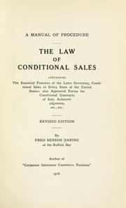 A manual of procedure