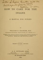 How to care for the insane