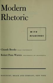 Modern rhetoric