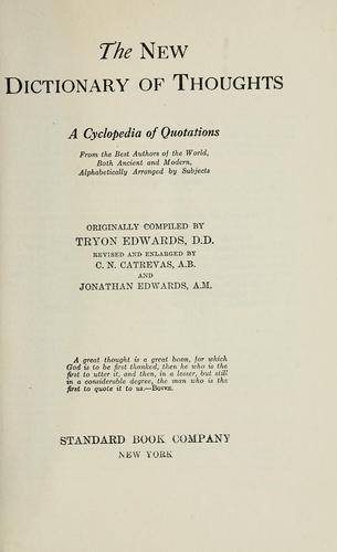 The New Dictionary of Thoughts