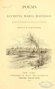 Poems by Lucretia Maria Davidson