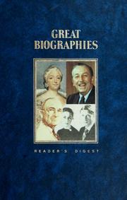 Reader's digest great biographies
