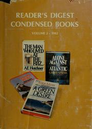Reader's Digest Condensed Books--Volume 2 1982