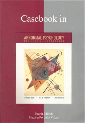 Casebook in abnormal psychology