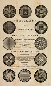 Specimens in eccentric circular turning