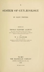 A system of gynaecology