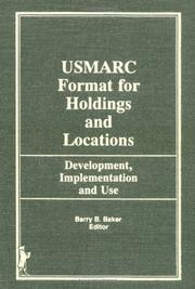 The USMARC format for holdings and locations