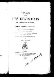 Voyages dans les Etats-Unis de l'Amérique du Nord et dans le Haut et le Bas-Canada