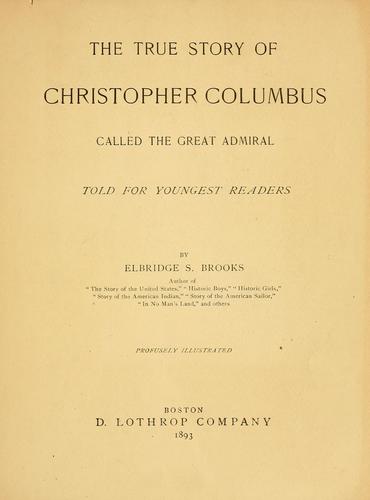 The true story of Christopher Columbus