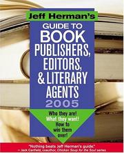 Jeff Herman's guide to book publishers, editors & literary agents