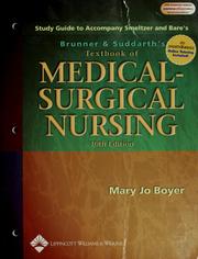 Study guide to accompany Brunner and Suddarth's textbook of medical-surgical nursing, 10th ed