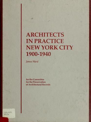 Architects in practice, New York City, 1900-1940