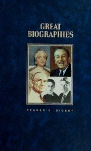 Reader's digest great biographies--v. 4