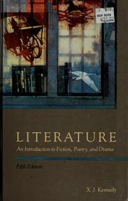 Literature--an introduction to fiction, poetry, and drama--Fifth Edition