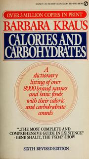 Calories and carbohydrates