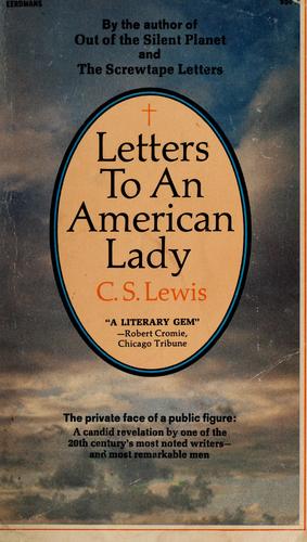 Letters to an American lady