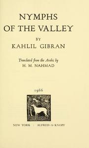 Nymphs of the valley