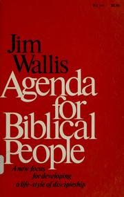Agenda for Biblical people