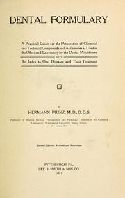 Dental formulary