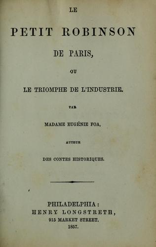 Le petit Robinson de Paris