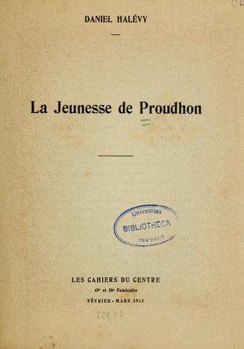 La jeunesse de Proudhon