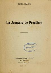 La jeunesse de Proudhon
