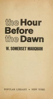 The hour before the dawn