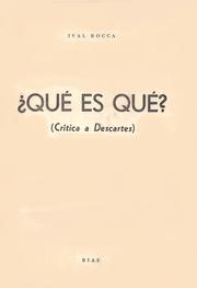 ¿QUÉ ES QUÉ? Crítica a Descartes.