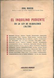 EL INQUILINO PUDIENTE EN LA LEY DE ALQUILERES (16.739).