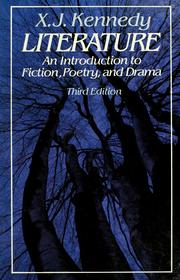Literature--an introduction to fiction, poetry, and drama--Third Edition
