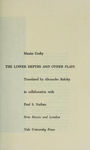 The lower depths, and other plays