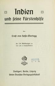 Indien und seine Fürstenhöfe