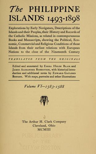 The Philippine Islands, 1493-1803
