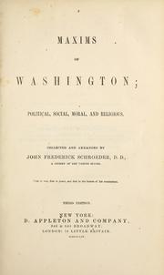 Maxims of Washington